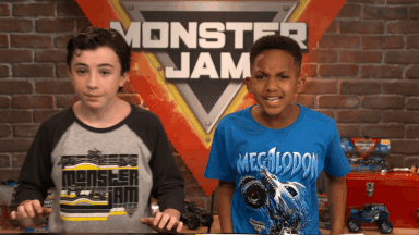 Monster Jam child voice over recording sample project by VoiceOverKids.Agency